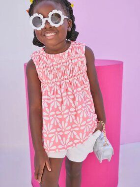 LIKE NEW Bisby Sleeveless Anita Top - Fan Floral Fan Floral